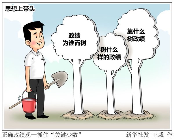 漫画丨正确政绩观—抓住“关键少数”