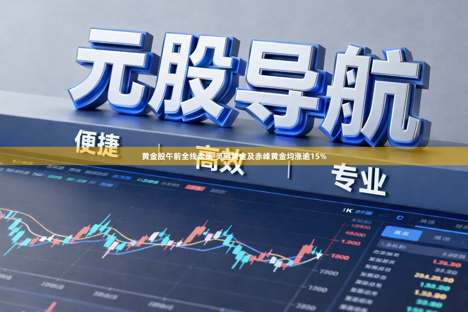 黄金股午前全线走高 灵宝黄金及赤峰黄金均涨逾15%